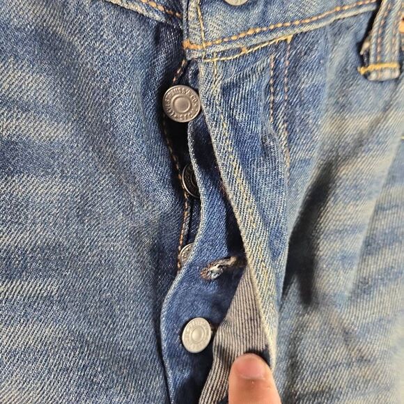 Levis Jeans 501 34x32 Paint Splatter - Picture 5 of 14